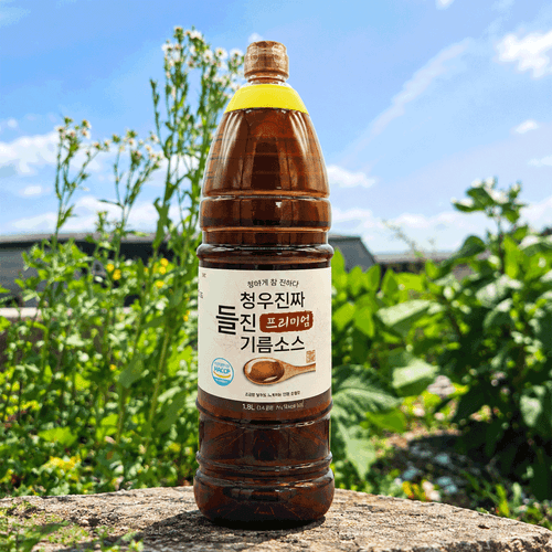 청우 들기름이 들어간 프리미엄 맛기름 1.8L 8개의 썸네일