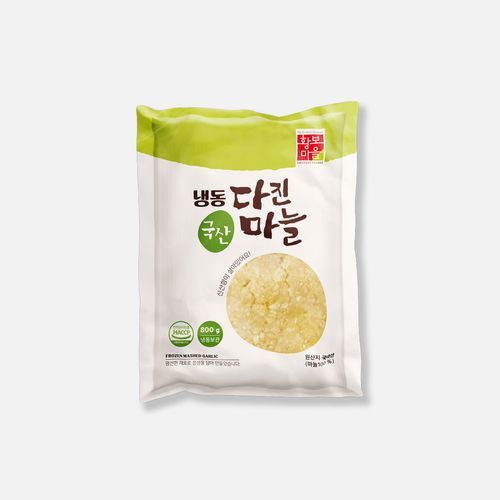 청우 국산 냉동 다진마늘 800g 10개 1박스의 썸네일